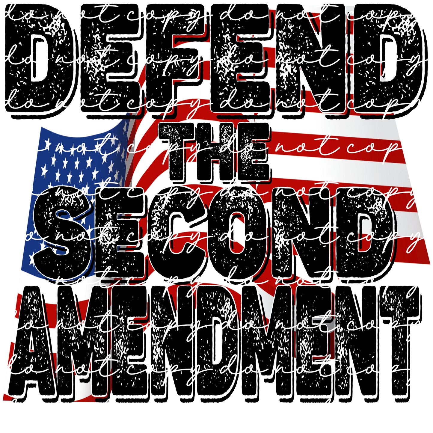 Defend The Second Amendment PNG